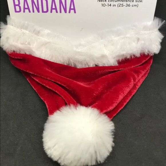 Pawslife Santa Claus Hat Holiday Bandana Pet NWT - Picture 1 of 3